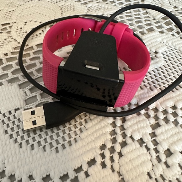FitBit w/ Pink Band